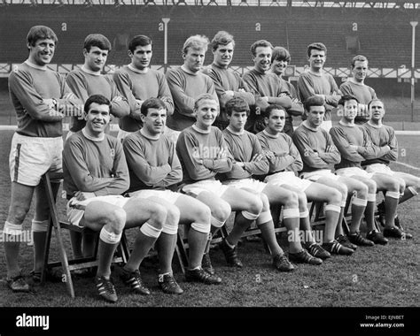 Everton squad pose for a group photograph at Goodison ahead of their ...