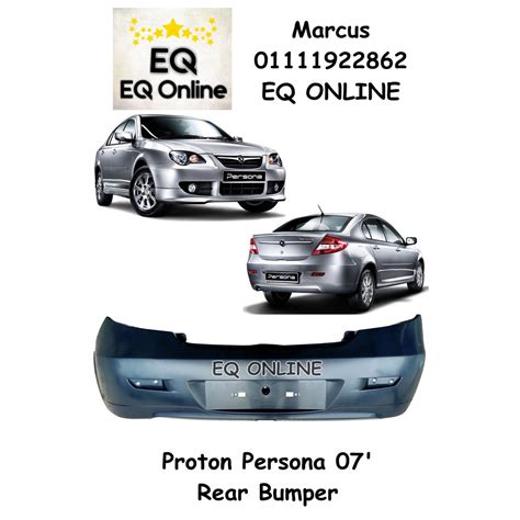 Proton Persona Rear Bumper Elegence Or Old Model Pp Plastic