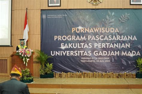 Wisuda Program Pascasarjana Periode IV TA 2023 2024 Fakultas Pertanian