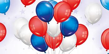 Amazon 100Pcs Red White And Blue Balloons MAQIHAN 4th Of July