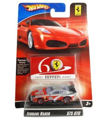 駿河屋 1 64 FERRARI 575 GTC 57 レッドシルバー Hot Wheels FERRARI RACER M3675 0519 ホットウィールhotwheels