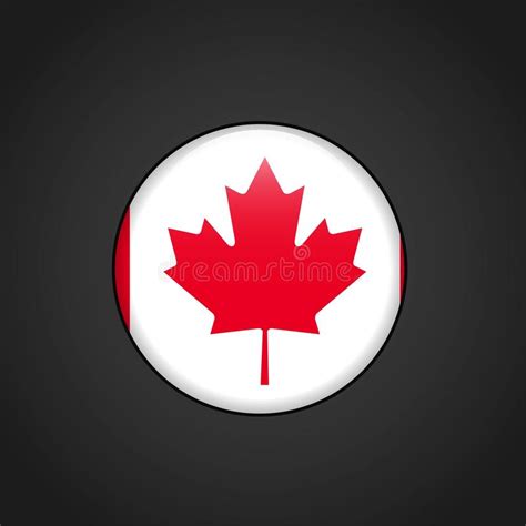 Vetor Do Projeto Da Bandeira De Canad Ilustra O Do Vetor Ilustra O