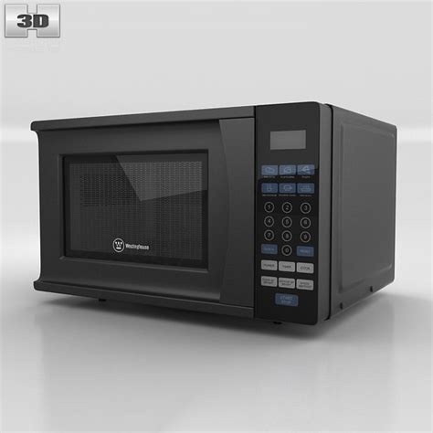 Microwave Oven Westinghouse WCM770B 3D model - Electronics on Hum3D