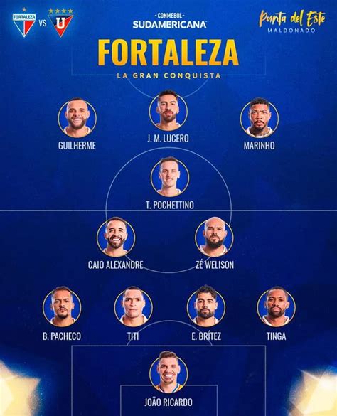 Escalações De Fortaleza Esporte Clube X Ldu Quito - Final Copa Sudamericana EN VIVO, LDU Quito vs Fortaleza online gratis ...