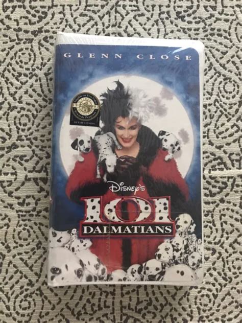 DISNEY 101 DALMATIONS VHS Glenn Close Jeff Daniels 1996 Flambant