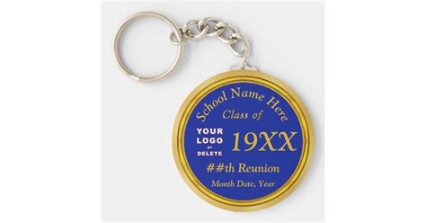 Cheap Class Reunion Souvenirs, Logo, Text, Colors Keychain | Zazzle