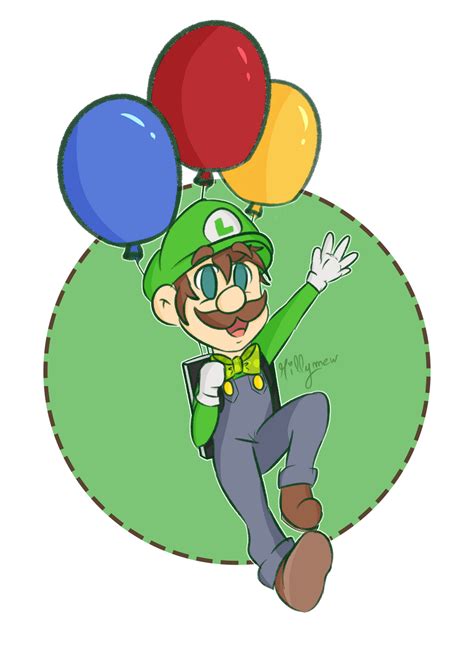 Luigi's balloon world by Millymew on DeviantArt