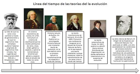 Linea del tiempo de las teorías evolutivas