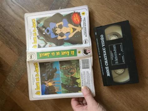 CASSETTE VIDEO VHS DESSIN ANIME RENE CHATEAU LE LIVRE DE LA JUNGLE 4 1