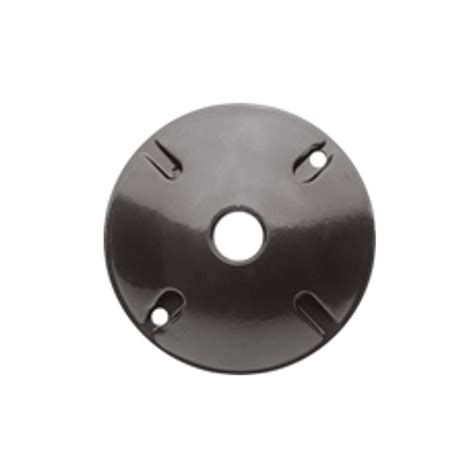 4" Round Outdoor Electrical Outlet Box Cover (1-hole) - HX Lighting, Inc.