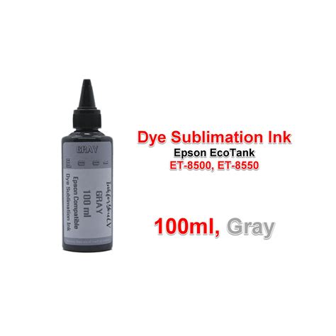 Dye Sublimation Ink 100ml Gray Printers Epson Et 8500 Et 8550 Etsy