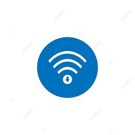 Circles Blue Clipart Vector Blue Circle Wifi With Download Icon Design