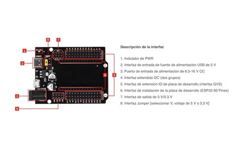 Esp Esp S Pines Placa De Expansi N Tettsa Tienda