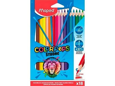 Crayons De Couleur Maped Color Peps Strong Multicouleur Pi Ces