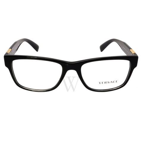 Versace 56 Mm Black Eyeglass Frames World Of Watches