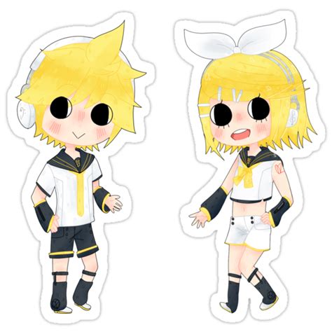 Len And Rin Stickers By The Janie Redbubble