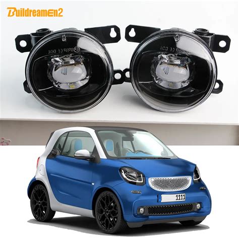 X Led Fog Light For Smart Fortwo W W H Car Front