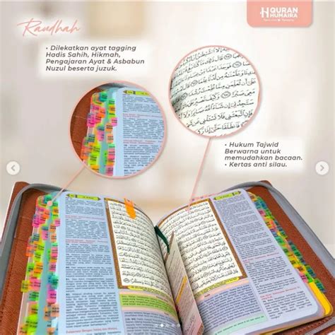 Terbaru 2022 Al Quran Humaira Raudhah Tagging And Terjemahan Saiz