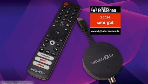 Im Test Waipu Tv Hybrid Stick 2024 DIGITAL FERNSEHEN