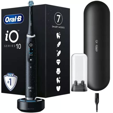 ORAL B IO SERIES 10 Elektrische Zahnbürste Cosmic Black NEU EUR 349