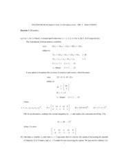 Hw2sols C O250 CM340 I NTRODUCTION TO O PTIMIZATION HW 2