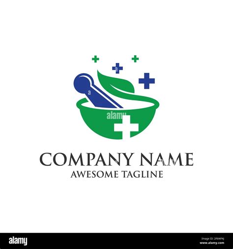 Medicine Pharmacy Logo Medical Health Symbol Herbal Health Care Logo