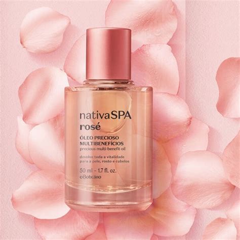 O Boticário Nativa SPA ROSÉ Óleo Corporal Multibenefícios 50ml 8759