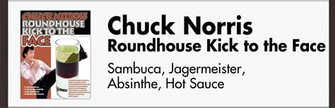 Chuck Norris Roundhouse Kick to the Face | Pocket Cocktails