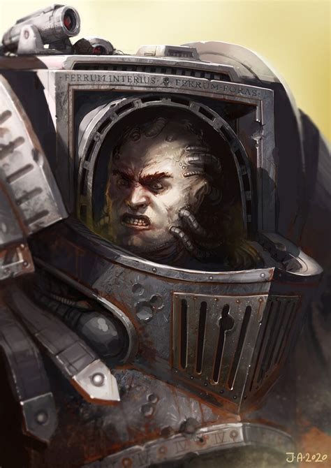 Perturabo Johan Aronson Warhammer Art Space Marine Art Warhammer