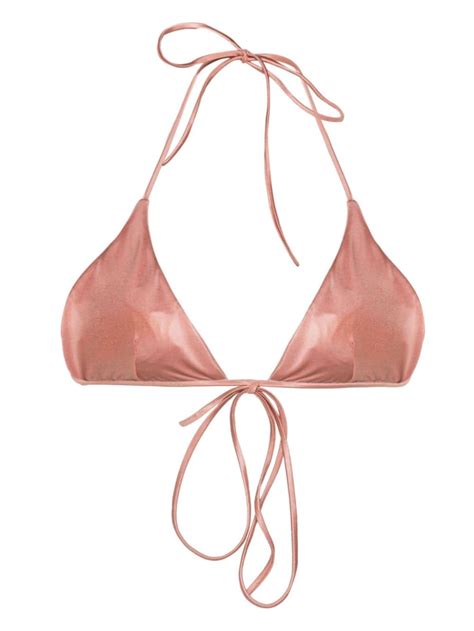 Magda Butrym Floral Appliqu Bikini Top Farfetch