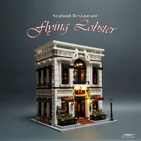 Lego Moc Seafood Restaurant Flying Lobster Modular By Ohsojang