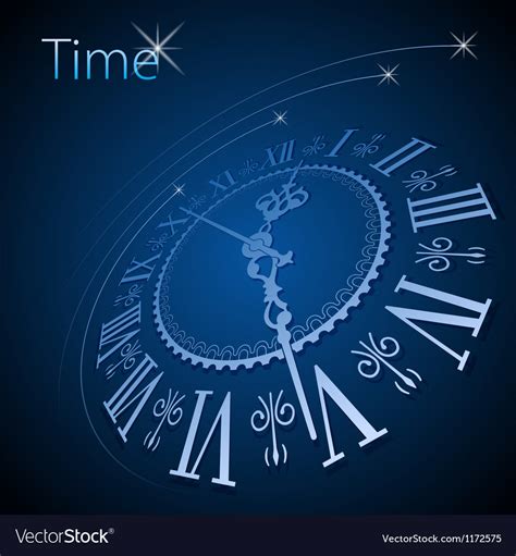 Abstract clock background - conceptual Royalty Free Vector