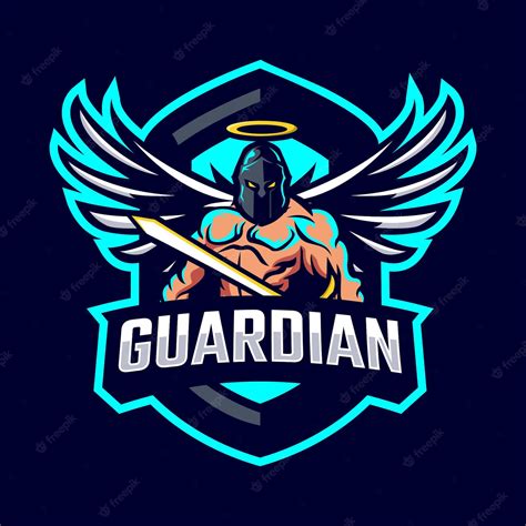 Premium Vector Guardian Mascot Logo