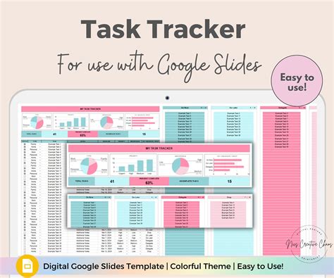 Task Tracker Google Sheets Spreadsheet Task Planner To Do List Tracker