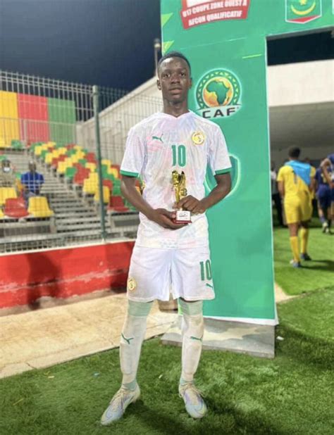 UFOA A U17 Amara Diouf Homme Du Match Contre Le Cap Vert Auteur D Un