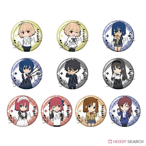 Pikuriru Tsukihime A Piece Of Blue Glass Moon Trading Can Badge Set