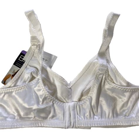 Bali Flexible Double Support Wire Free Bra 3820 38b White Lingerie New