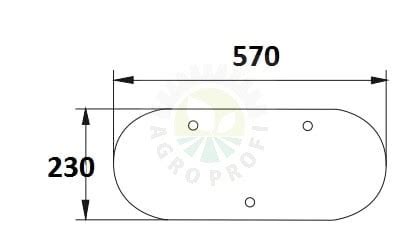 Szyba Tylna Dolna Farmtrac 28STD AgroProfi