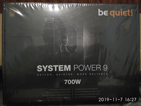 Блок питания be quiet! SYSTEM POWER 9 700W Bronze ATX BN248 — купить по ...