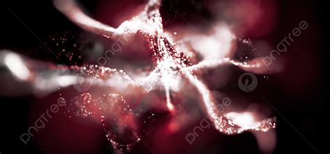 Abstract Liquid Glowing Dust Red And Black Background Powder Texture