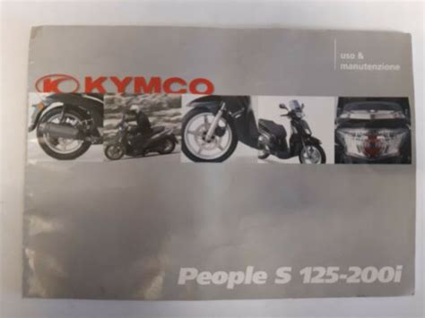 Libretto Uso E Manutenzione Kymco People S I Ebay