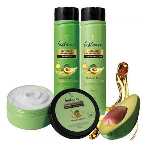 Kit Instance Abacate E Oliva Nutri O Reparadora Completo Mercadolivre