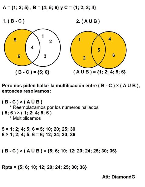 Dados Los Conjuntos A 1 2 5 B 4 5 6 Y C 1 2 3 4