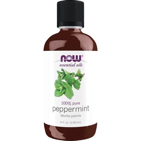 NOW Foods Peppermint Oil 4 Fl Oz Liquid Swanson Health Products