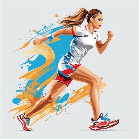 Premium Vector Sports Illustration Vector