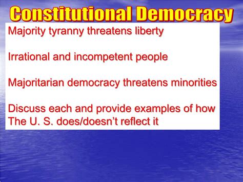 PPT - Constitutional Democracy PowerPoint Presentation, free download ...