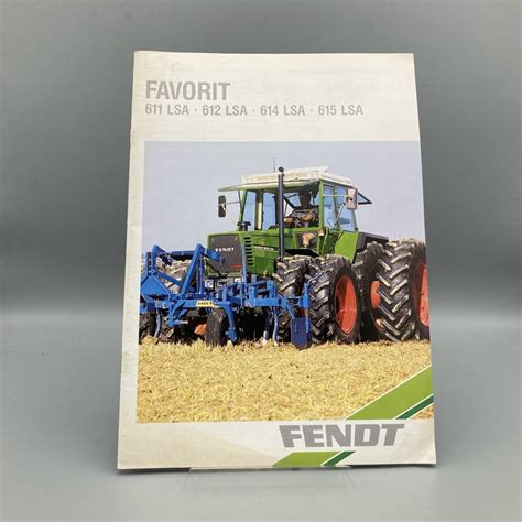 FENDT Prospekt Traktor Favorit AgRaritäten Shop