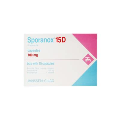 SPORANOX 100 MG X 15 Cápsulas Farmacia Dermatológica