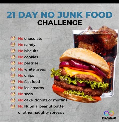 No Junk Food Challenge