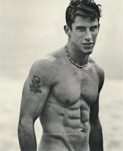 S Vintage Bruce Weber Handsome Male Nude Surfer Muscle Photo